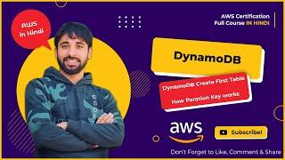 AWS Tutorials - 144 - Amazon DynamoDB - How to Create Table in DynamoDB - How Partition Key Works