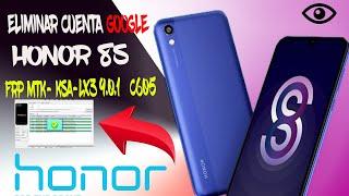 ️ CÓMO ELIMINAR CUENTA GOOGLE HONOR 8S HUAWEI FRP MTK- KSA-LX3 9.0.1(C605)SECURITY Método seguro