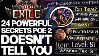 Path of Exile 2 - How to Make Endgame Easy - 24 GAME CHANGING Tips & Tricks You Missed - Best Guide!