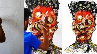 Abstract painting || Faceless || Mohan Pugalenthi