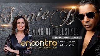 Stevie B no Encontro com Fátima Bernardes