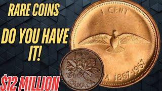 TOP 10 EXTREMELY VALUABLE ONE CENT CANADIAN COINS WORTH MONEY: RARE CANADIAN COINS WORTH BIG MONEY