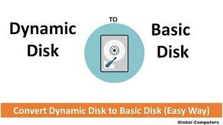 How to Convert Dynamic (Invalid) Disks into Basic Disk.