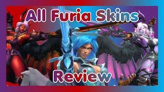 ️ALL FURIA SKINS - REVIEW - PALADINS