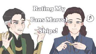 Rating my fans Marvel ships!