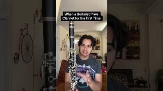 When a Guitarist plays Clarinet for the First Time 