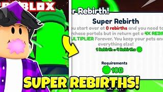 The NEW SUPER REBIRTHS Update Is Here & It's INSANE In Tapping Simulator! (Roblox)