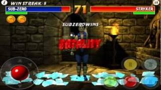 Ultimate Mortal Kombat 3 for iPhone Gameplay