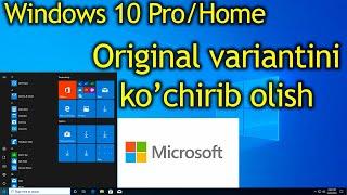 Windows 10 Pro Ko'chirib olish Windows skachat qilish