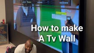 How to make a tv wall (full video)