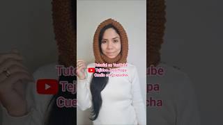 tutorial  Hooded collar knitted with two needles or crochet #knits #crochet