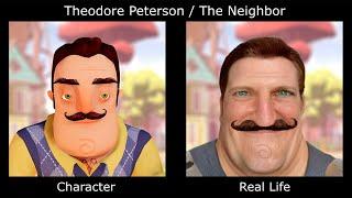 HELLO NEIGHBOR Characters In Real Life