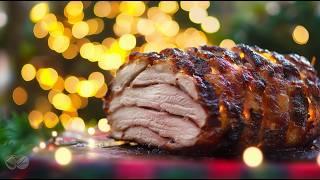 Crispy and Crunchy Pork Roast on Spinning Rope