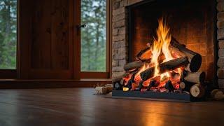 Cozy Fireplace (24/7)Fireplace with Crackling Fire Sounds (No music) Merry Christmas Natal