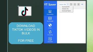 Download TikTok videos in bulk [ WITHOUT WATERMARK ]