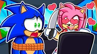 Sonic Gets KIDNAPPED by a Crazy Fan Girl in Roblox...