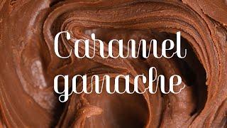 Карамельный ганаш на основе темного шоколада | Caramel ganache based on dark chocolate.