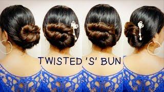 Twisted Bun Updo | Easy Hairstyle Tutorial | Pals Hair Vlog