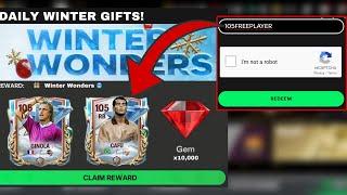 5x NEW FC MOBILE REDEEM CODES FOR WINTER WONDERS EVENT! 15x FREE GIFTS AND 105 OVR PLAYERS!