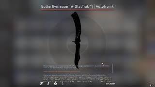 He unboxed a Butterfly Knife (StatTrak) | Autotronic FT