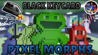 HOW TO GET BLACK KEYCARD + PIXEL MORPHS | GARTEN OF BANBAN RP X