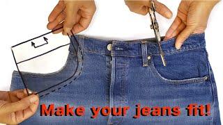 Bloated tummy? Do THIS to make jeans waistline BIGGER & comfy!