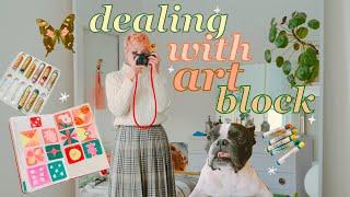 dealing with art block ⋆꙳•̩̩͙*̩̩͙‧͙ december studio vlog