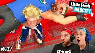 Little Flash vs DadCity 2 in WWE 2k23