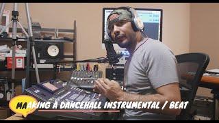 Making A DanceHall Beat On The Mpc 4000 With Dj Rock Cee Muzik