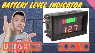 Battery Level Indicator DC 12V 24V 36V 48V 60V 72V Lithium Battery Capacity Meter Voltmeter Voltage