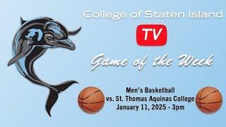 CSI Game of the Week - Men's Basketball vs. St. Thomas Aquinas