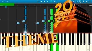 20th Century Fox Theme [Piano Tutorial] Synthesia