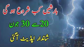 Massive Rain Alert in Pakistan | Weather Update June 17–30 | Rain Chances in Your City!