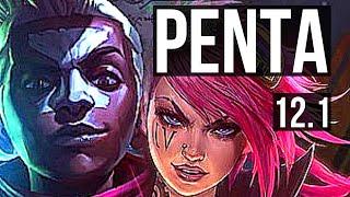 EKKO vs VI (JNG) | Penta, 70% winrate, 18/3/6, Godlike | BR Master | 12.1