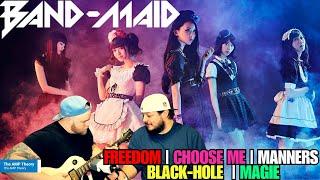 BAND-MAID / FREEDOM | Choose me | Manners | BLACK-HOLE | Magie REACTION