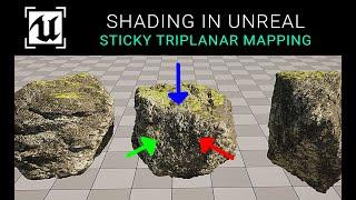 Unreal Engine 5.3 - Sticky Triplanar Projection/Mapping