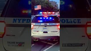 NYPD police car responding with Rumbler 