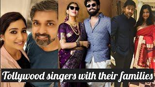 Tollywood singers with family || celebrities couples|| Celebrity Adda