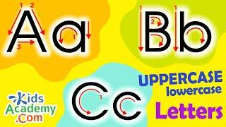 How to Write Uppercase and Lowercase Letters - Kids Academy