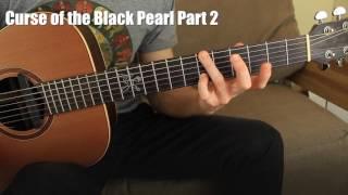 #2 Curse of the Black Pearl Acoustic Guitar Lesson Chord Melody