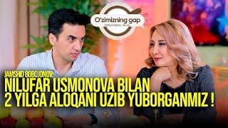 Jamshid Bobojonov:  Nilufar bilan aloqani uzib yuborganmiz, shu vaqt ichida 78 kg og'irlik tashladim