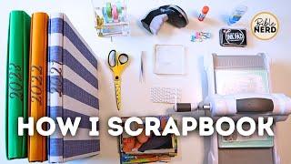 Scrapbook with Me + My Scrapbooking Favs