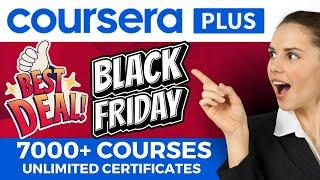 Coursera Plus Discount  7000+ Courses with Certificates  Coursera Black Friday Offer 2024