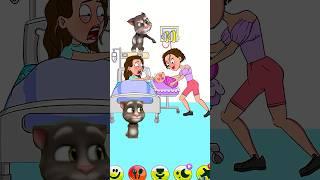 tom punished baby theif  my talking tom #funny #mytom2 #mytalkingtom2 #memes #viralshorts