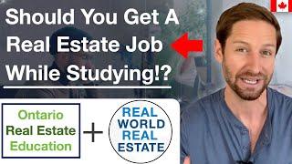 Pass The Humber College Real Estate Exams & Should You Get A Job In Real Estate While Studying?