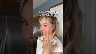 POV: girls with realllly long nails