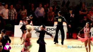 Leonid Tishkin - Ekaterina Sharanova, Austrian Open 2013, WDSF WO latin, 4. round - paso doble