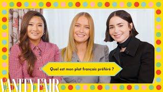 Emily in Paris: Lily Collins, Ashley Park et Camille Razat se connaissent-elles ? | Game Show | VF