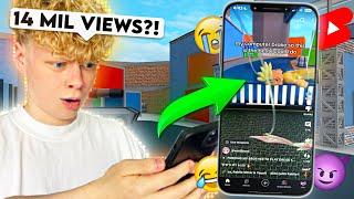 REACTING TO YOUTUBERS MOST VIRAL VIDEOS IN MM2  (Murder Mystery 2)