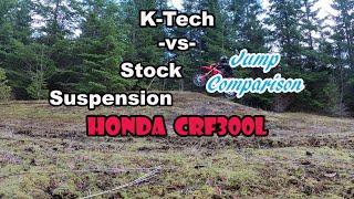 K-TECH VS STOCK SUSPENSION - CRF300L, 4K